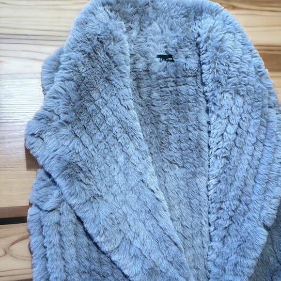 Stella + Lorenzo Love Token Faux Fur Vest size S - Picture 3 of 13